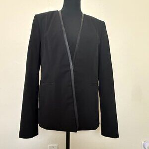 Elie Tahari Black Wool Blazer Suit Jacket  size 6